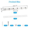 Unique Bargains 304 Stainless Steel Waterproof Rustproof Multi-hook Coat Hooks - 2 of 4