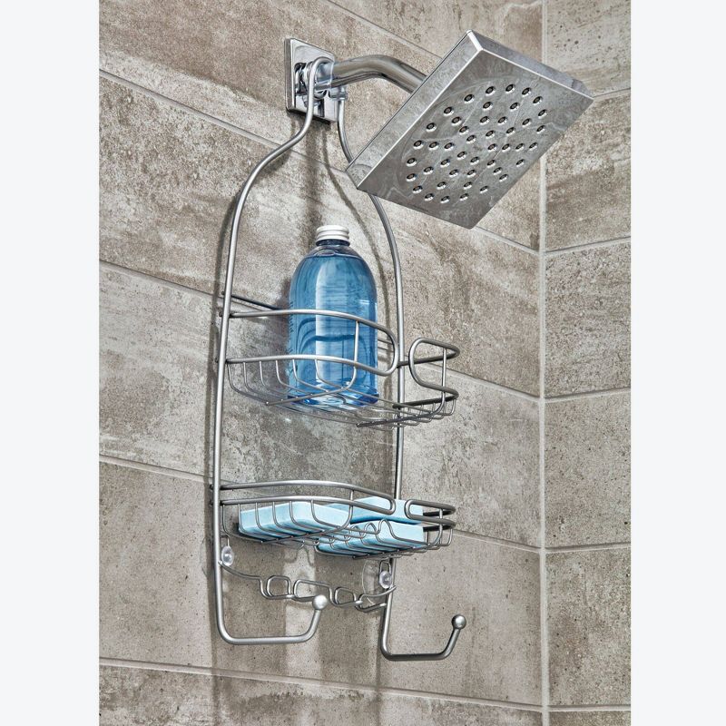 iDESIGN Neo Shower Caddy Silver, 3 of 7