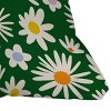 16"x16" Lane And Lucia Rainbow Vintage Daisies Square Throw Pillow Green - Deny Designs - 3 of 4