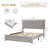 Full Size Bed Frame with 2 Storage Drawers - 2 of 4