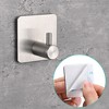 Aquaterior 5-Piece Bathroom Hardware Set Wall Mount Towel Bar Toilet Paper Holder Robe Hook - 4 of 4