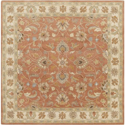 Hauteloom Caesar Hand Tufted Burnt Orange 1124 Wool Carpet