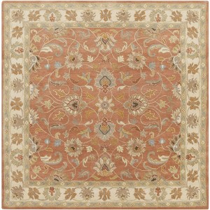 Hauteloom Caesar Hand Tufted Burnt Orange 1124 Wool Carpet - 1 of 4