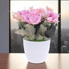 Unique Bargains Artificial Plants Mini Flower Plastic 3.74"x3.74"x7.87" 1 Pcs - 2 of 4