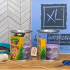 Cornucopia Brands Quart Size Clear Plastic Paint Cans 2pk, 5in Tall; Faux Small Pails w/Handle, NOT for Liquids / Heavy Objects - 4 of 4