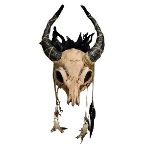 KBW Horned Demon Animal Skull Adult Costume Mask - 1 of 4