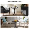 Karl Home |Patio Black Steel Side Table - 4 of 4