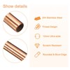Unique Bargains 304 Stainless Steel Stylish Design Drinking Straw 9.5" Length 0.5" Width 4 Pcs - 3 of 4