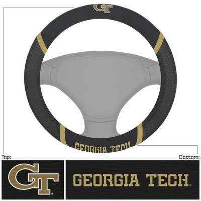 NCAA Georgia Tech Yellow Jackets Embroidered Steering Wheel Cover