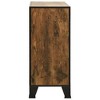 vidaXL Storage Cabinet Rustic brown Metal and MDF Medium Storage Cabinet - 4 of 4