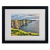 Trademark Fine Art -Pierre Leclerc 'Cliffs of Moher Ireland' Matted Framed Art - 3 of 3