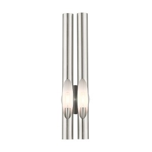 Livex Lighting Acra 2 - Light Wall Light in  Brushed Nickel - 1 of 1