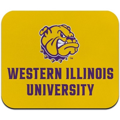 Western Illinois Secondary Logo Low Profile Thin Mouse Pad