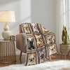 9-Square French Bulldog Print Blanket - Soft, Warm Flannel for All Seasons, Ideal for Home, Christmas, Birthday, Dog Lover Gifts - 3 of 4