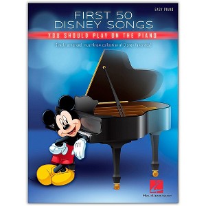 Hal Leonard First 50 Disney Songs You Should Play on the Piano Easy Piano Songbook - 1 of 1