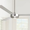 52" Minka Aire Modern 3 Blade Indoor Ceiling Fan Brushed Aluminum Silver for Living Room Kitchen Bedroom Family Dining House Home - 2 of 4