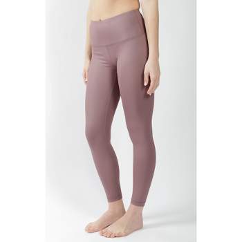 90 Degree By Reflex Interlink Faux Leather High Waist Cire Ankle Legging -  Potent Purple - Small : Target