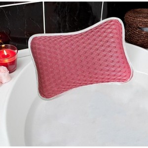 Bath Pillows for Tub and Hot Tub, Home Spa Pillows for Head and Neck Support with 2 Strong Suction Cups - 1 of 4