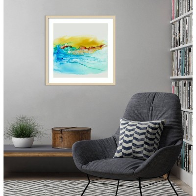 Amanti Art 25"x25" Sky Alive by Lera Wood Framed Wall Art Print