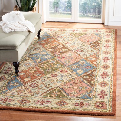 Heritage Beige Multicolor Hand-Tufted Wool Area Rug