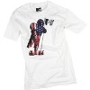 MTV Men's Music Television American USA Flag Astronaut Adult T-Shirt - 2 of 3