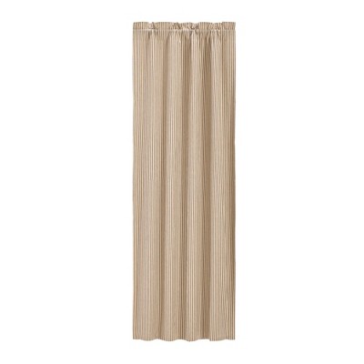 Sawyer Mill Charcoal Ticking Stripe Blackout Panel 84x40
