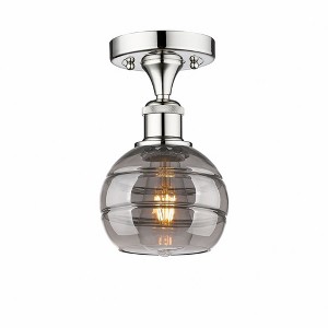 Rochester - 1 Light Semi-Flush Mount In Industrial Style-8 Inches Tall and 5.88 Inches Wide - 1 of 1