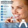 YEVYO 4-Pack Mouth Guard for Grinding Teeth at Night - Custom Fit Night Guards for Teeth Clenching & Grinding with Case - EVA Material - 4 of 4