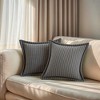 REGALWOVEN Fade-Resistant Houndstooth Decorative Soft Cozy Throw Pillow Covers 2 Pcs - 2 of 4