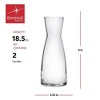 Bormioli Rocco Ypsilon Carafe 18.5 oz - Set of 2 - 2 of 4