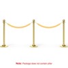 Unique Bargains Theater Adjustable Velvet Stanchion Rope with Snap Hooks 2 Pcs - 3 of 4