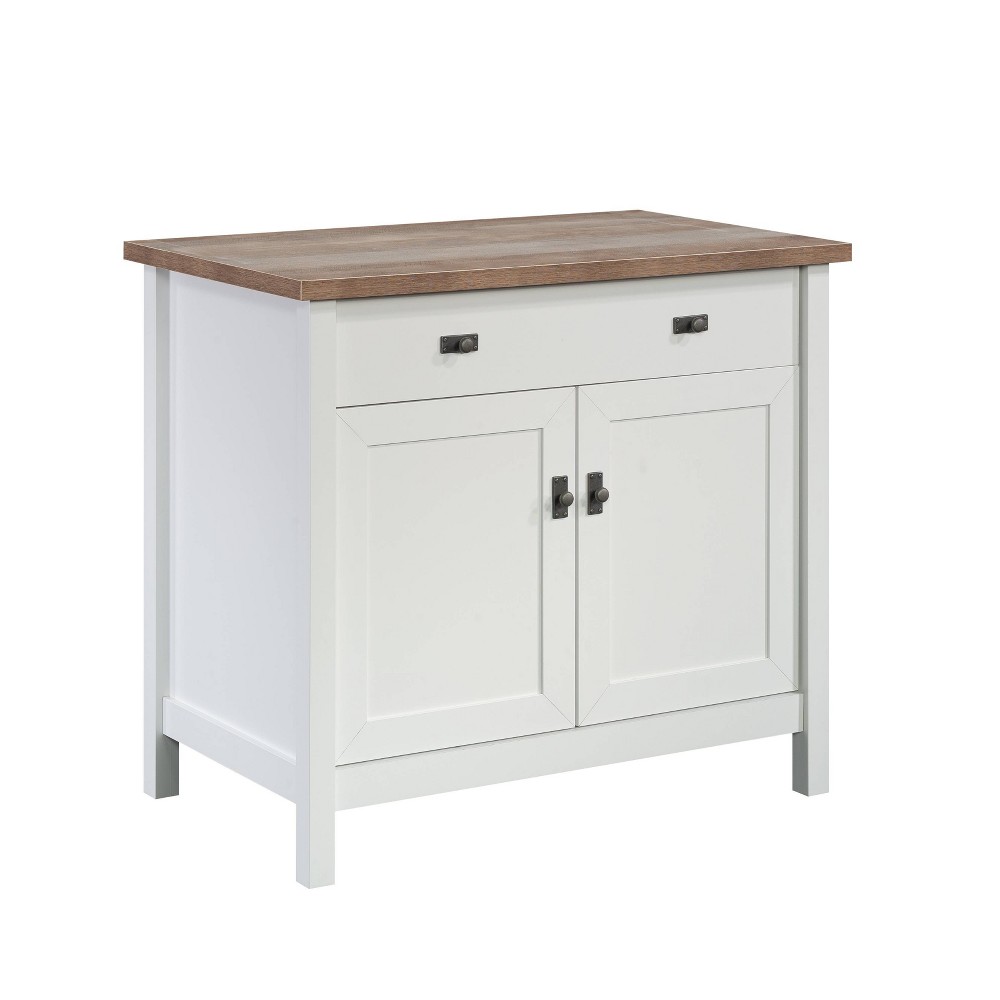 Photos - Dresser / Chests of Drawers Sauder Cottage Road Library Base Cabinet White  