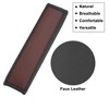 Unique Bargains Universal Seat Belt Shoulder Pad Car Safety Strap Covers Neck Mat for Comfortable Driving Faux Leather Hole 9.65"x2.56" 2 Pcs - 4 of 4