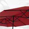 Captiva Designs 6.5'x13' Rectangular Outdoor Market Umbrella - 3 of 4