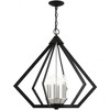Livex Lighting Prism 6 - Light Chandelier in  Black - 4 of 4