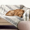 Arlee Home & Pet Waterproof Soft Plush Reversible Furniture Protector Dog and Cat Blanket - 60" x 70" - Silver - 3 of 4