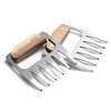 Outset Stainless Steel and Acacia Bear Claws - 2 of 4
