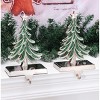 2pcs Christmas Stocking Holders for Fireplace Weighted Stocking Hooks Non-Skid and Sturdy Alloy Stocking Holders - 4 of 4