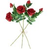 Northlight Real Touch™ Red Artificial Rose Stems, Set of 6 - 26" - image 4 of 4