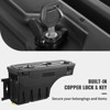 VEVOR Truck Bed Storage Box, Lockable Lid, Waterproof ABS Wheel Well Tool Box 6.6 Gal/20 L, Compatible with Chevrolet Silverado 1500 GMC Sierra 1500 - 3 of 4