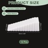 Unique Bargains ABS Anti-Slip Mini Size Wide Applications Door Stop 12 Pcs - 2 of 4