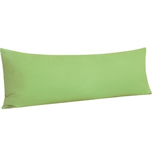Brushed Microfiber Body Pillowcase, Super Soft Body Pillow Cover with Envelope Closure, 20x54 Inches - NTBAY - 1 of 4