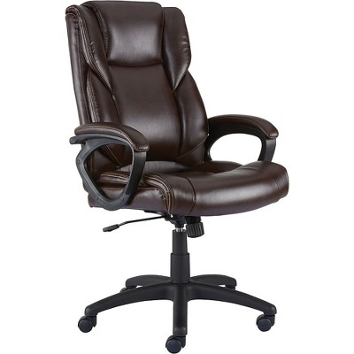 Staples Kelburne Luxura Office Chair Brown 50870