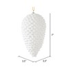 Vickerman Matte Glitter Pinecone Christmas Ornament - 2 of 3
