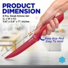 NutriChef 8-Piece Steak Knives Set with Non-Stick Coating and Stainless Steel Blades - 2 of 3