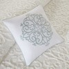 24Pcs Bedding Set, Solid Bedding Set, Microfiber Bed Comforter - 3 of 4