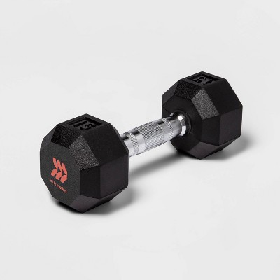 Hex Dumbbell 15lbs Black - All in Motion™