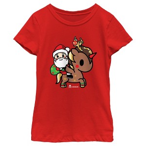 Girl's Tokidoki Christmas Naughty or Nice T-Shirt - 1 of 4