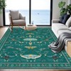 Insect Washable Soft Area Rugs for Living Room Bedroom Dining Room Stain Resistant Ultra-Thin Non Slip Rug Large Carpet for Office Nursery Bedroom - 3 of 4