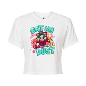 Women's - Disney - Eat My Dust Vanelloppe Cropped Graphic T-Shirt - 1 of 4